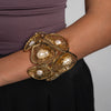 Bracelet-Brass-Creamrose Light Pearl