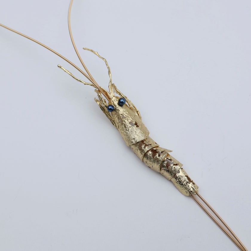 Shrimp Long Necklace