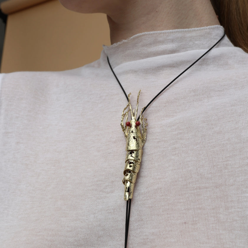 Shrimp Long Necklace