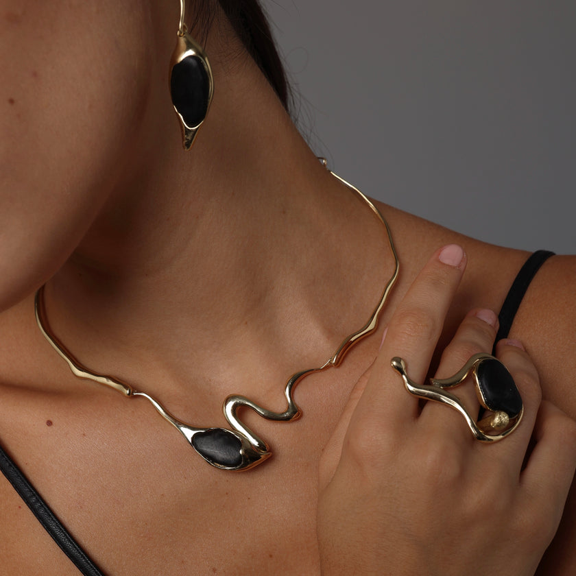 Single Cocoon Necklace