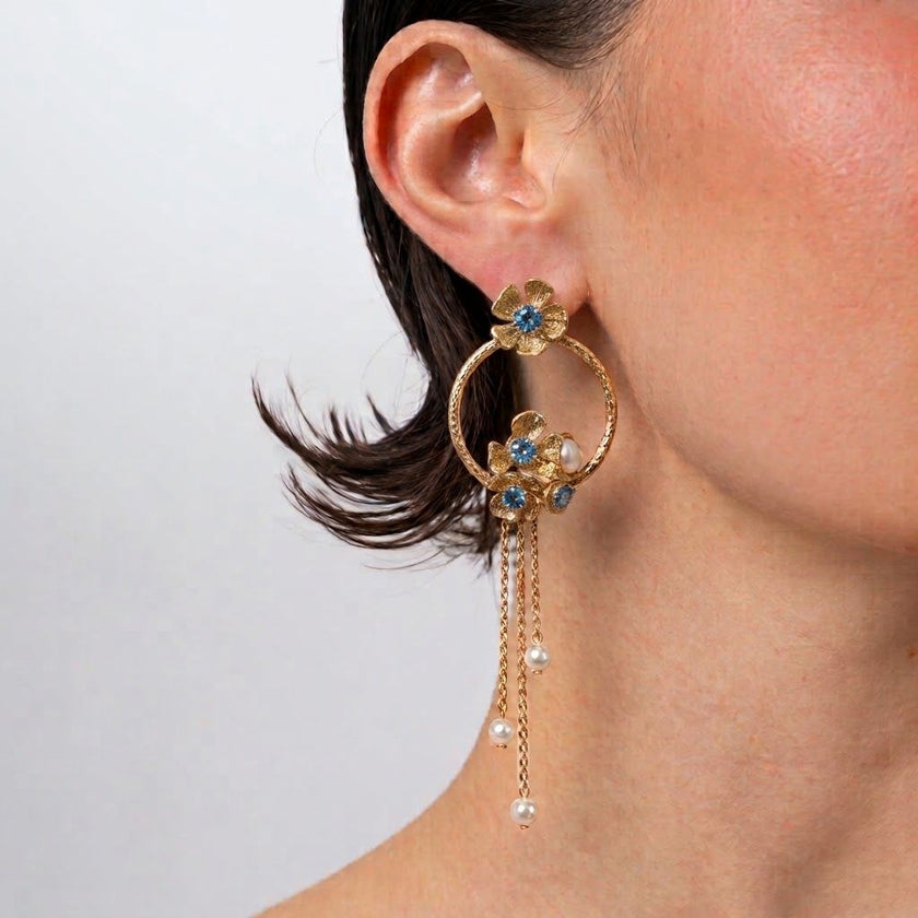 Pearl Bud Handmade Earring | Kalliope Jewelry