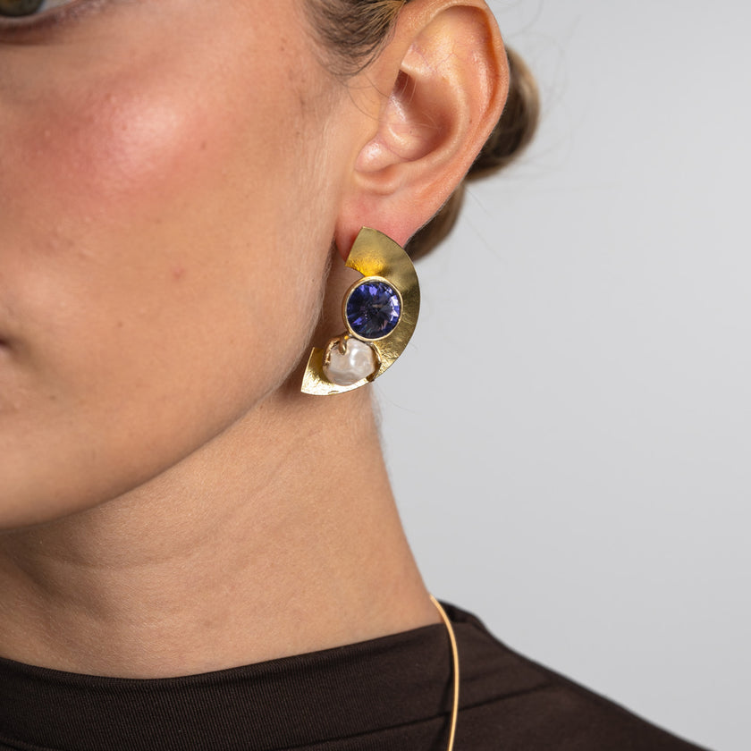 Orbit Clip Earrings