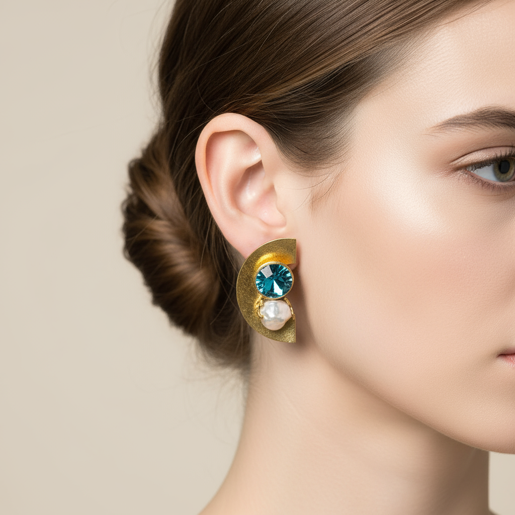 Orbit Clip Earrings