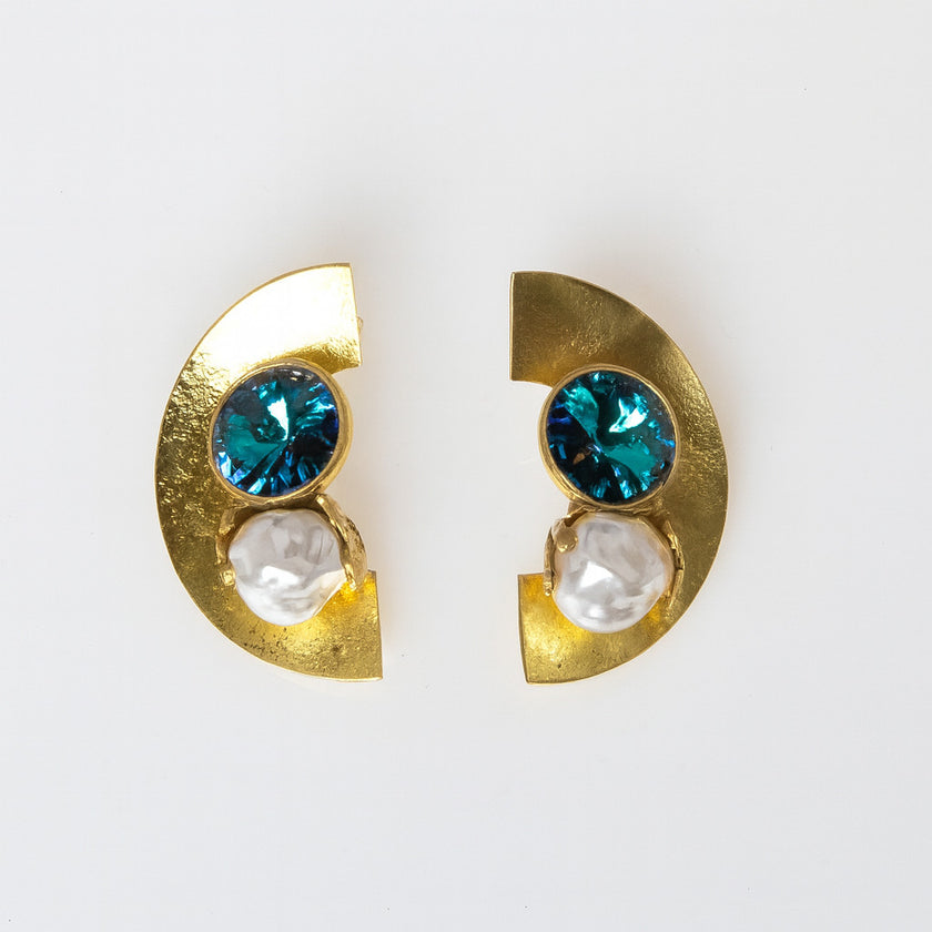 Orbit Clip Earrings
