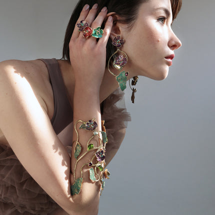 Hibiscus Bracelet Handmade | Kalliope Jewelry