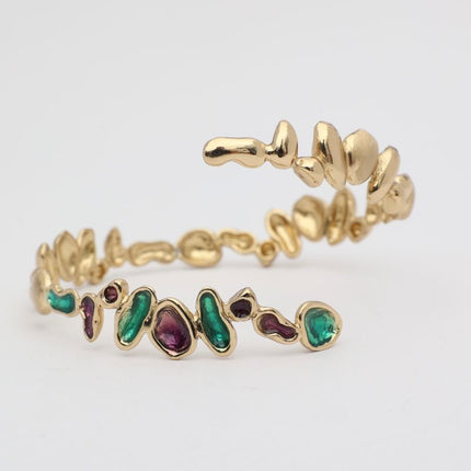 Double Splashy Bracelet Handmade | Kalliope Jewelry