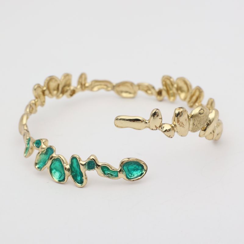 Double Splashy Bracelet Handmade | Kalliope Jewelry