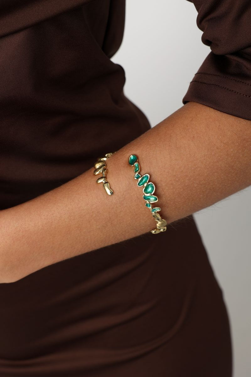 Double Splashy Bracelet Handmade | Kalliope Jewelry
