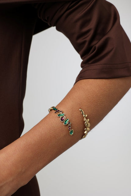 Double Splashy Bracelet Handmade | Kalliope Jewelry