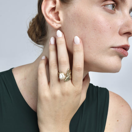 Ivory Handmade Ring   | Kalliope Jewelry