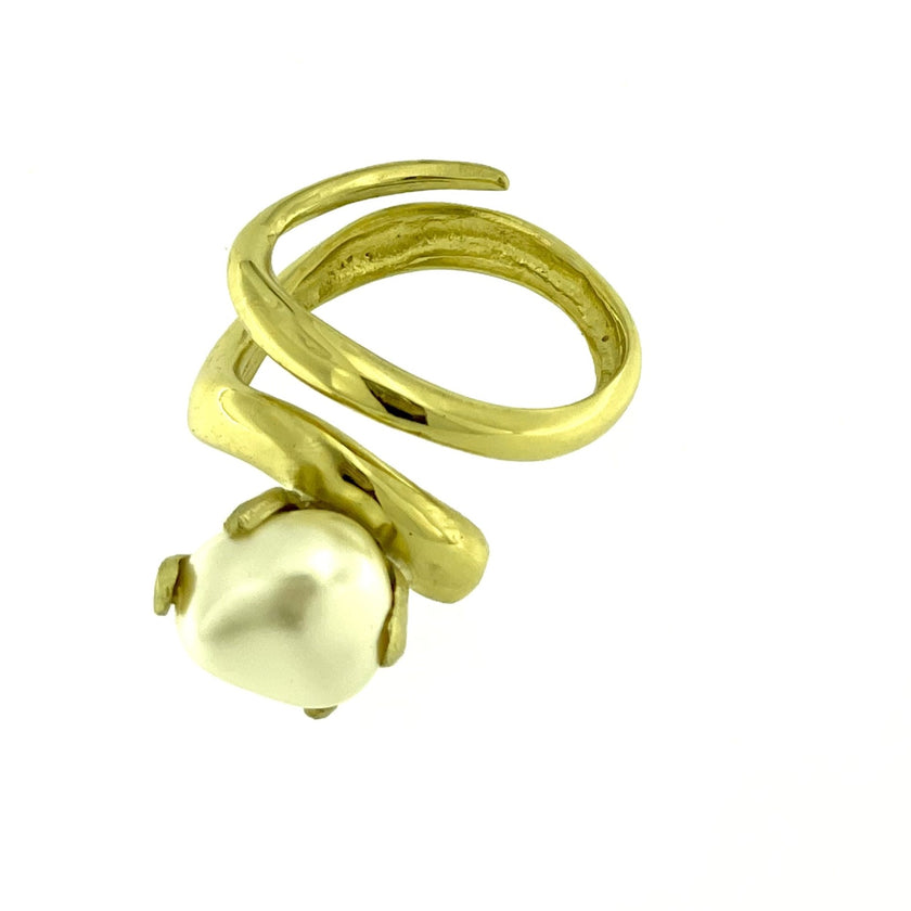 Swirl Layered Ring Handmade | Kalliope Jewelry