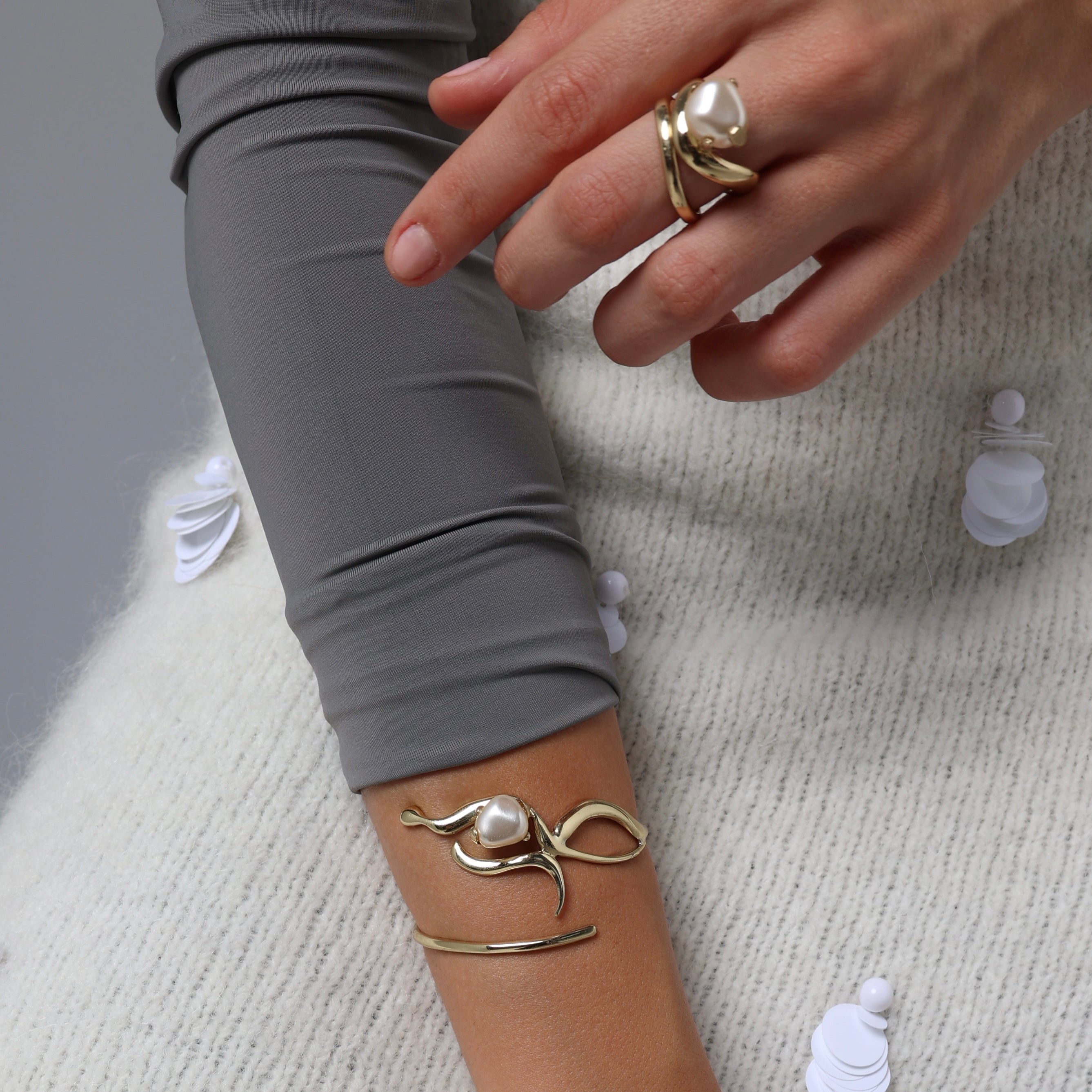 Swirl Layered Ring Handmade | Kalliope Jewelry