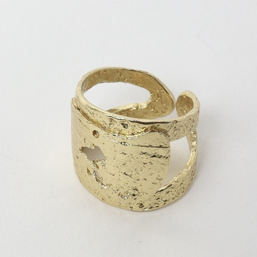 Coral Simple Ring Handmade | Kalliope Jewelry
