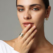 Coral Simple Ring Handmade | Kalliope Jewelry