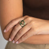 Ring-Brass, Green Oxidation