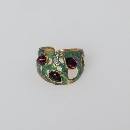 Gloomy Shiny Ring Handmade | Kalliope Jewelry