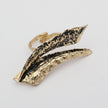 Nerra Ring — handmade brass sculptural statement ring, artisan jewelry made in Greece