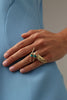 Draco Ring — handmade brass statement ring with dragonfish design, artisan jewelry made in Greece
