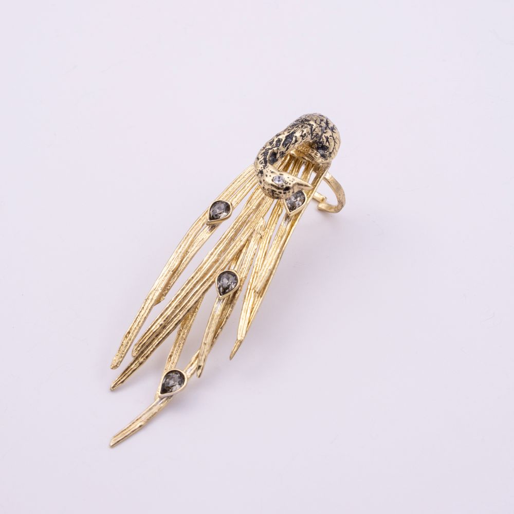 Peacock Ring Handmade | Kalliope Jewelry