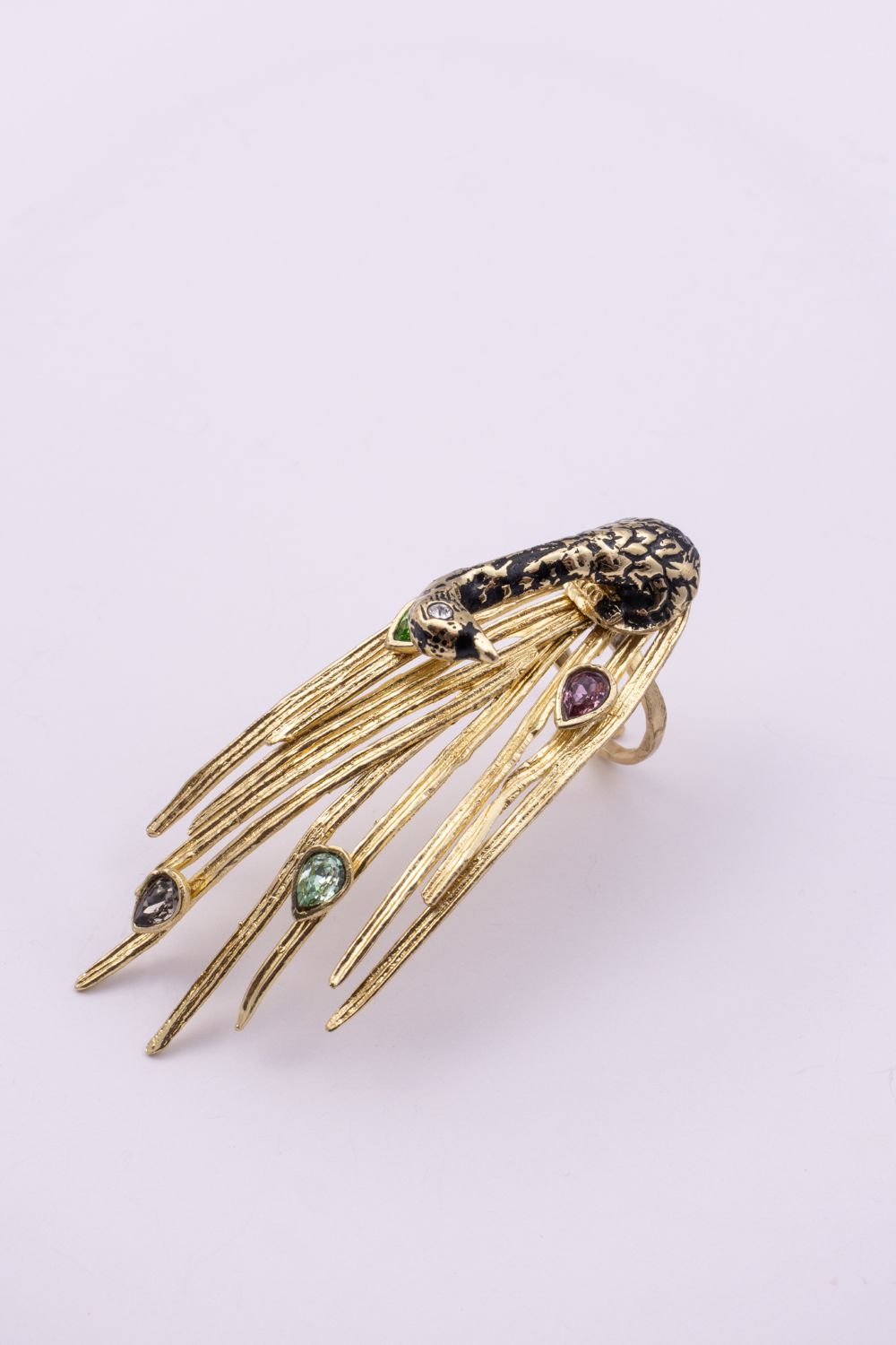 Peacock Ring Handmade | Kalliope Jewelry