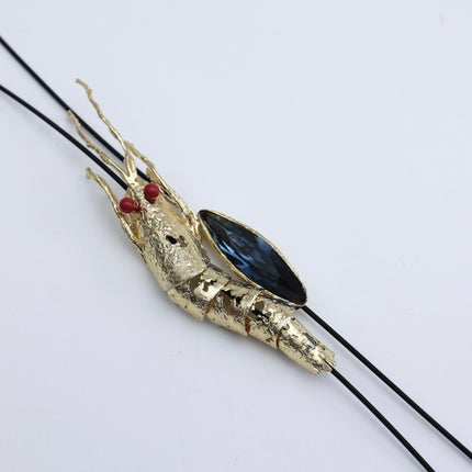 Shrimp Shiny Necklace