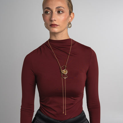 Hover Long Necklace