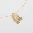 Limpet Necklace flat lay — minimal boho jewelry sea shell pendant necklace, artisan jewelry made in Greece