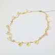 handmade brass nature-inspired statement necklace from the Olive Tales collection