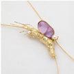 Pebble Shrimp Necklace Handmade | Kalliope Jewelry