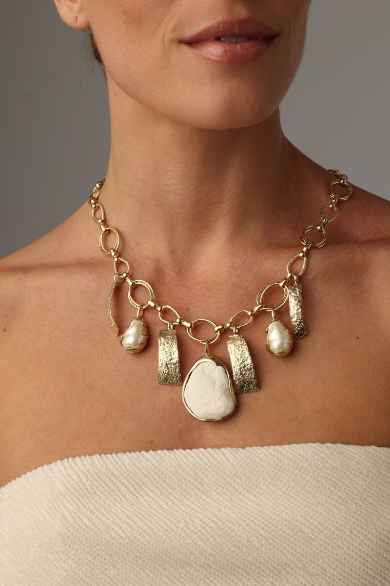 Aqualine Necklace Handmade | Kalliope Jewelry