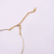 Brass necklace extendable chain and clasp detail, close-up, Nerea