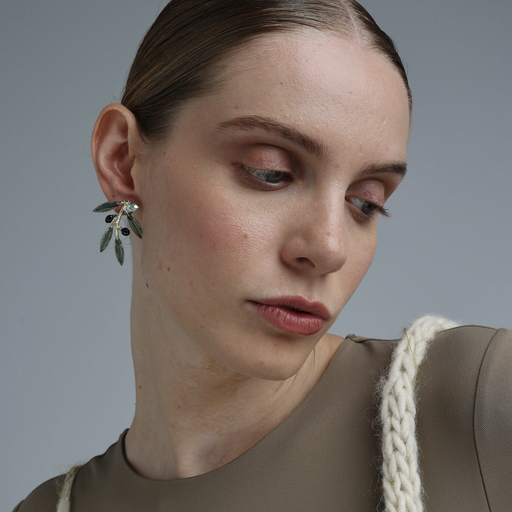 Olivine Earrings Handmade | Kalliope Jewelry