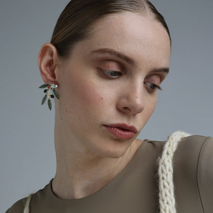 Olivine Earrings Handmade | Kalliope Jewelry