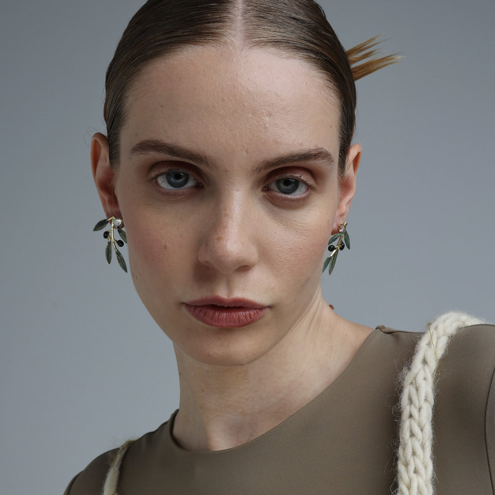 Olivine Earrings Handmade | Kalliope Jewelry