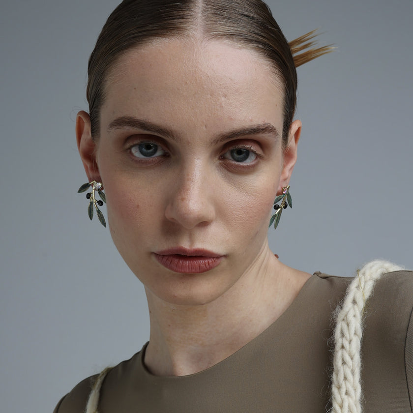 Olivine Earrings Handmade | Kalliope Jewelry