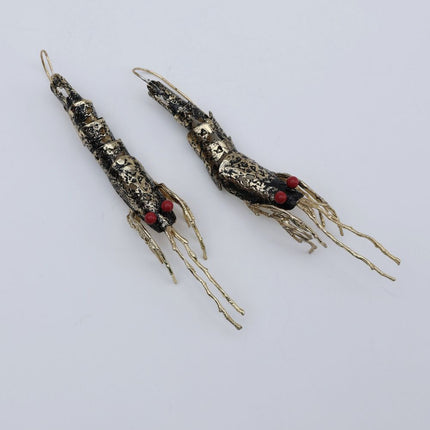 Shrimp Earrings Handmade | Kalliope Jewelry