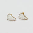Visage Button Earrings