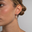 Earrings-Brass-White Crystal-White Pearl