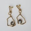Earrings-Brass-Velvet Crystal