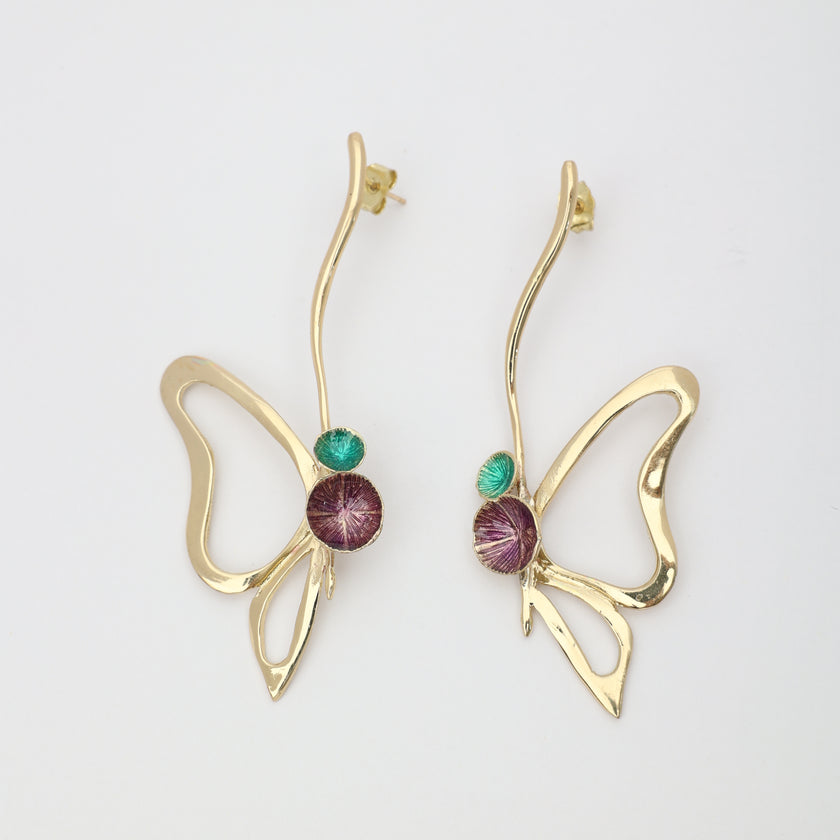 Vela Earrings Handmade | Kalliope Jewelry