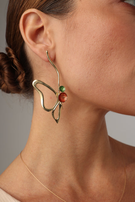 Vela Earrings Handmade | Kalliope Jewelry