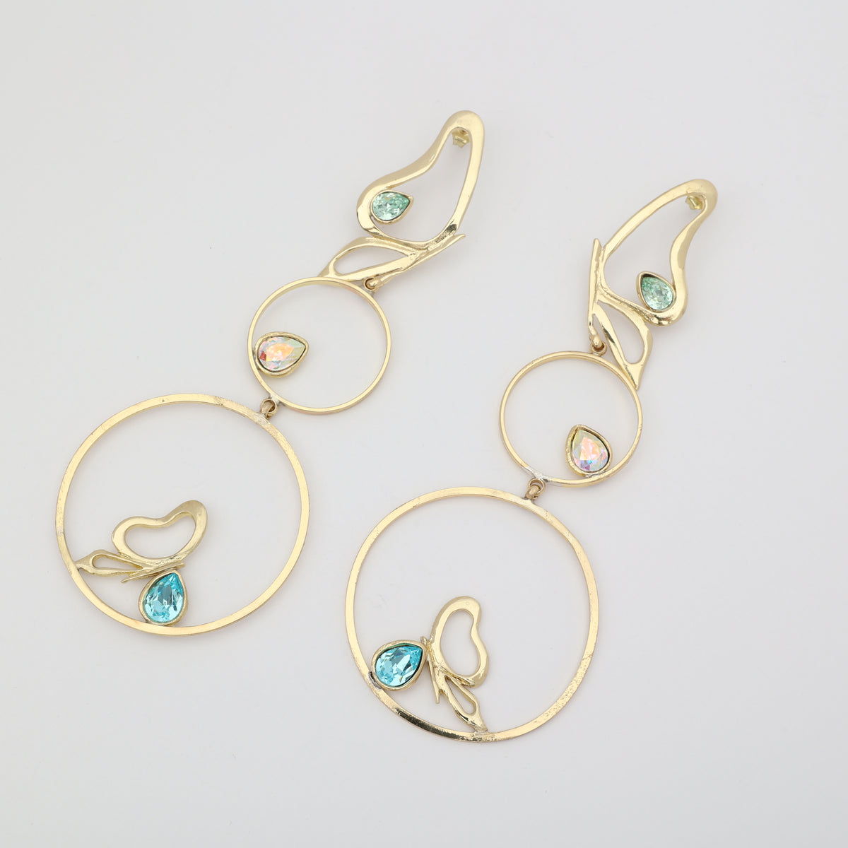 Long Flutter Earrings Handmade | Kalliope Jewelry