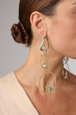 Long Flutter Earrings Handmade | Kalliope Jewelry