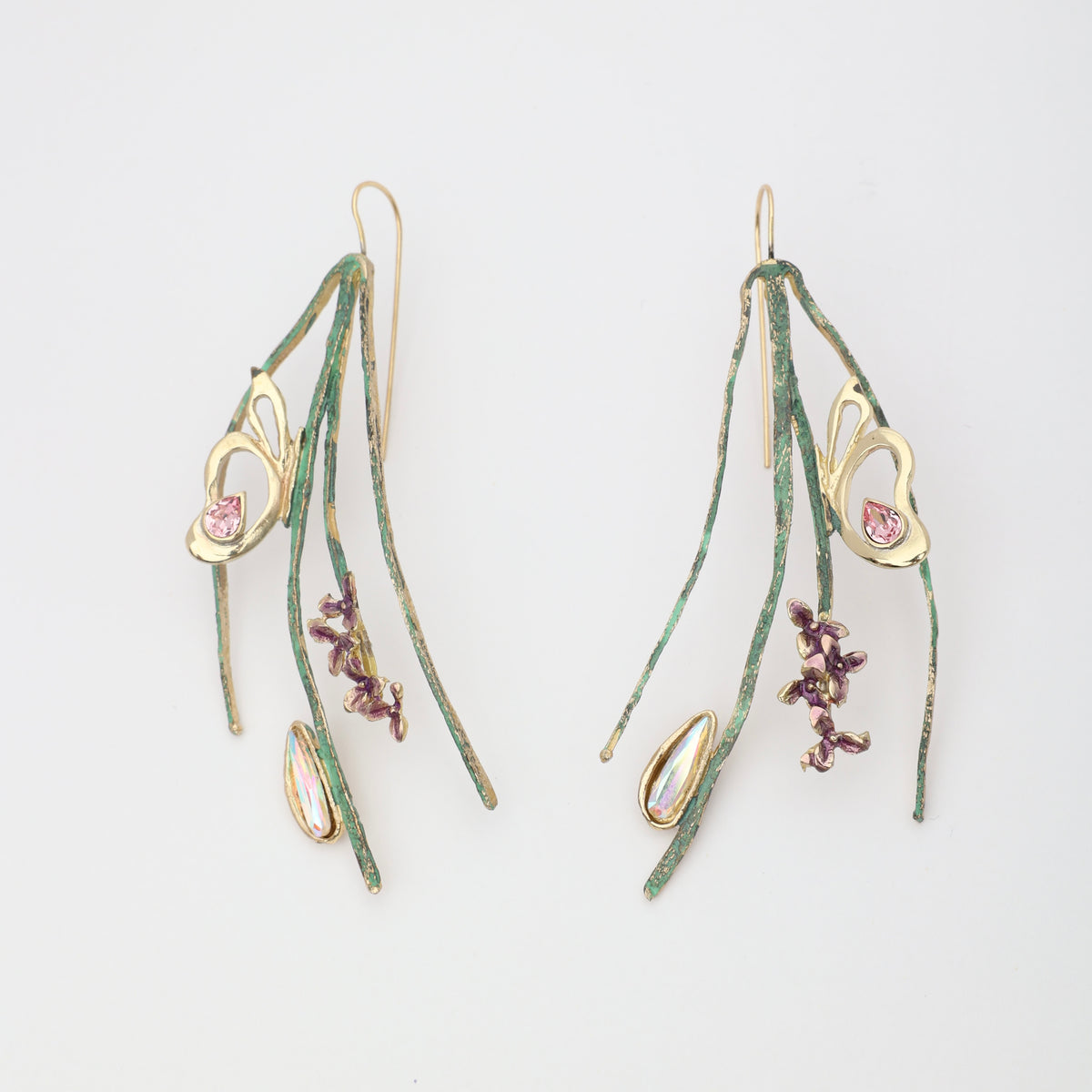 Floral Earrings Handmade | Kalliope Jewelry