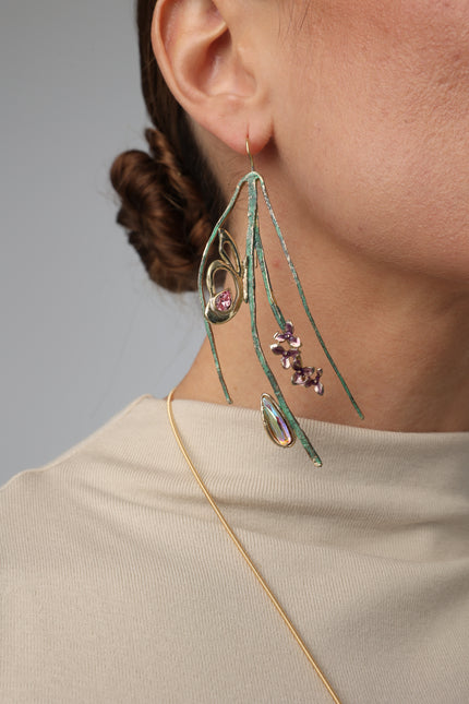 Floral Earrings Handmade | Kalliope Jewelry