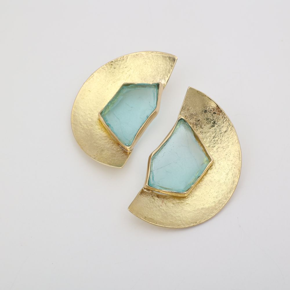 Pond Earrings Handmade | Kalliope Jewelry