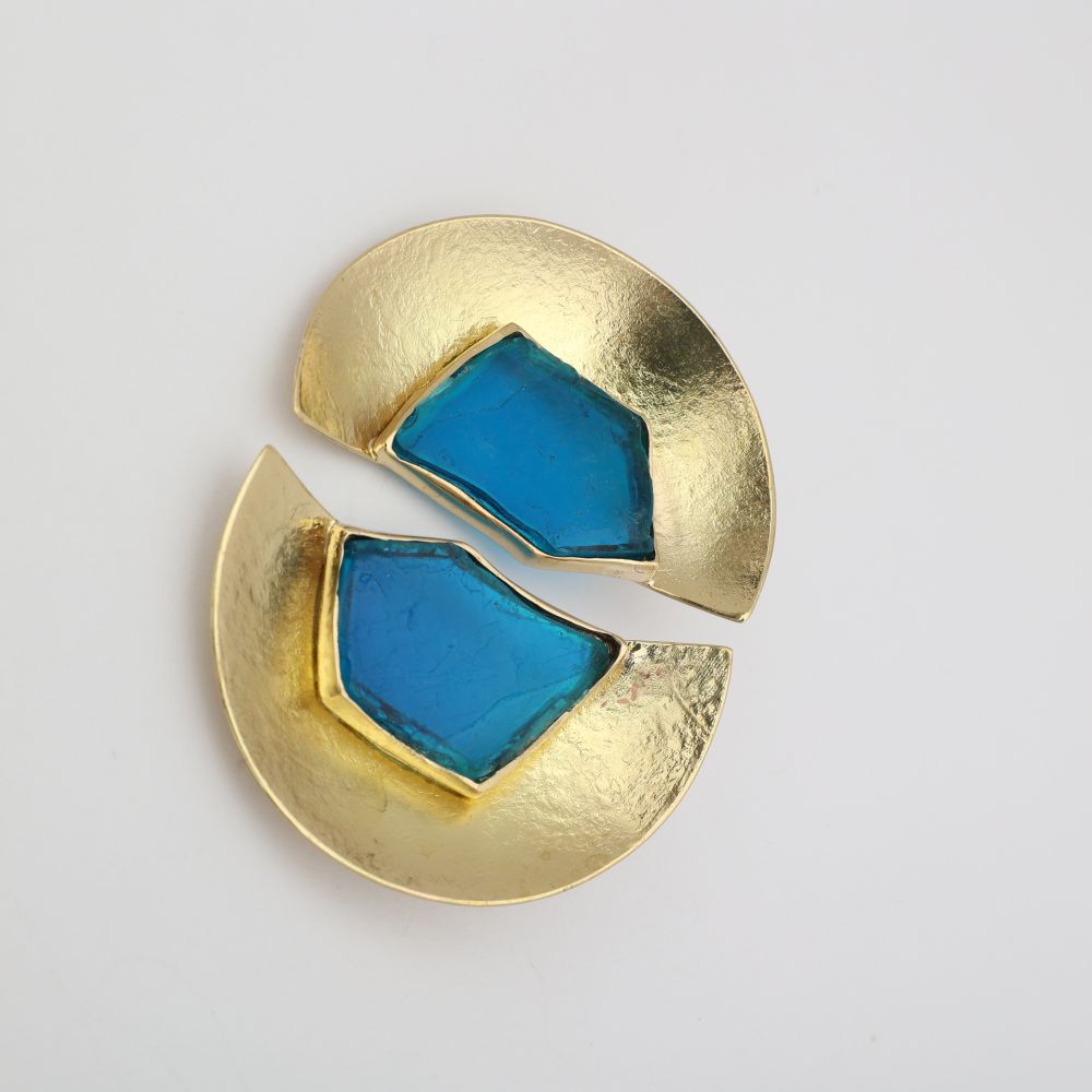 Pond Earrings Handmade | Kalliope Jewelry