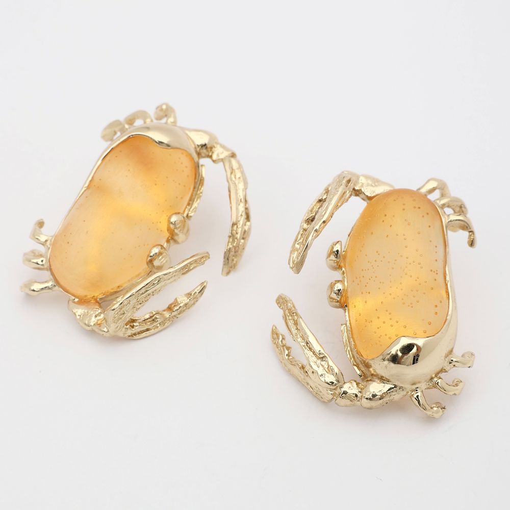 Claw Crabbing Earrings Handmade | Kalliope Jewelry