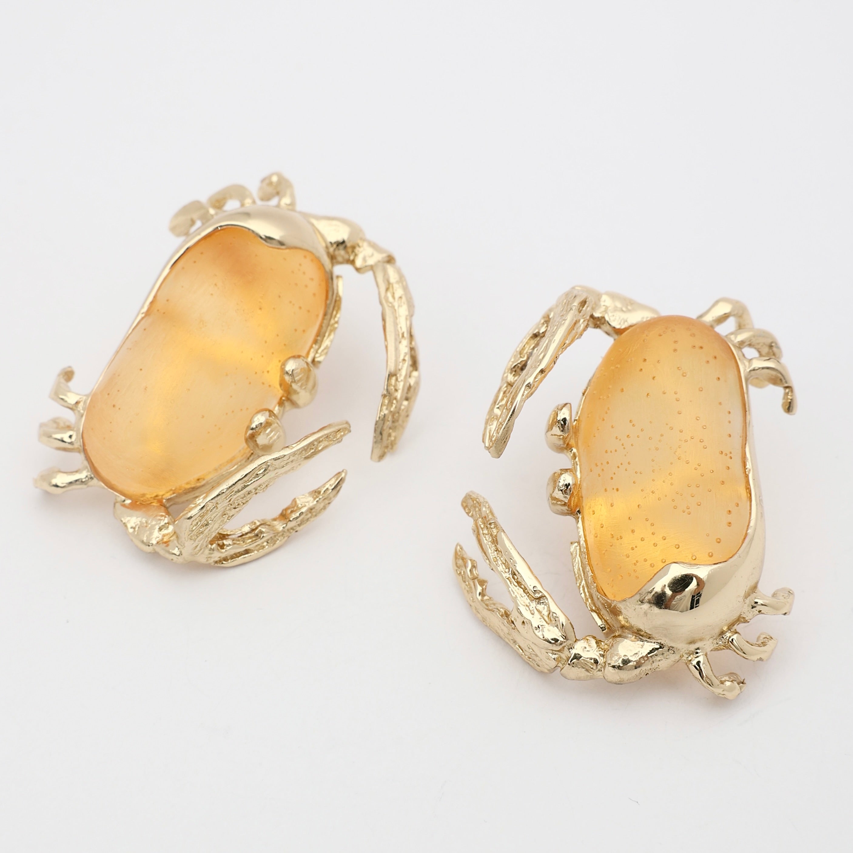 Crabby Earrings Handmade | Kalliope Jewelry
