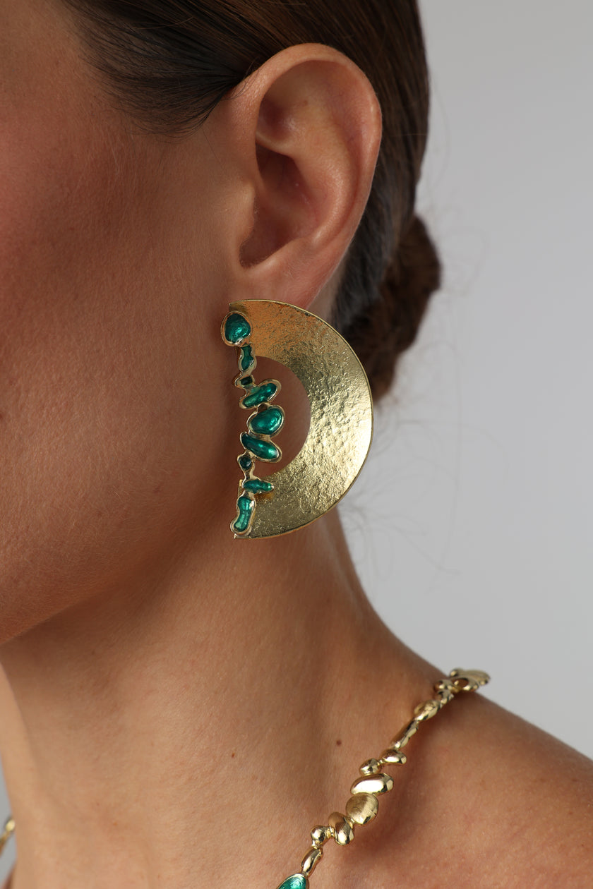 Splashy Earrings Handmade | Kalliope Jewelry